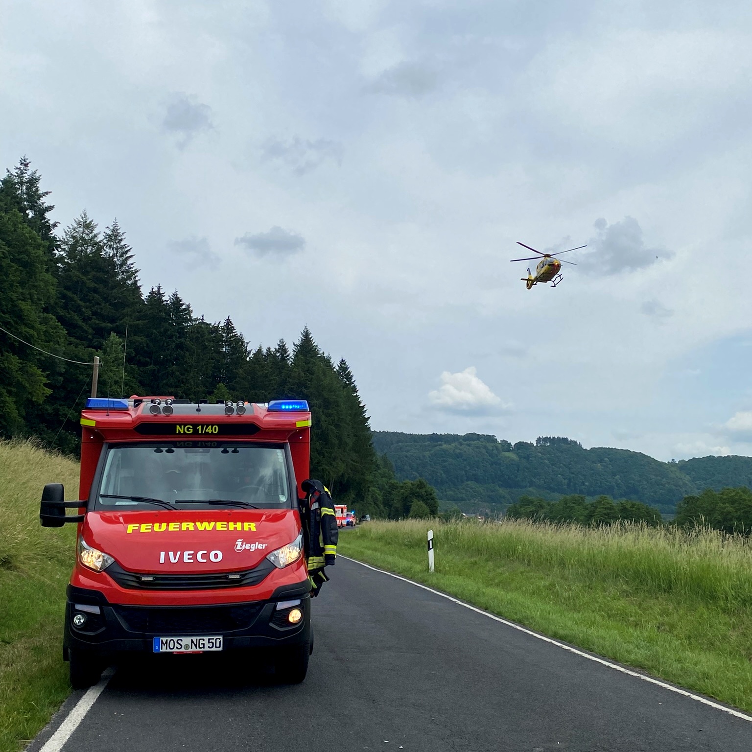 Mehr über den Artikel erfahren Einsatz Verkehrsunfall 02.06.2025
